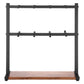 VEVOR Coffee Mug Holder for Countertop 16 Hooks Cup Rack with Wood Storage Base