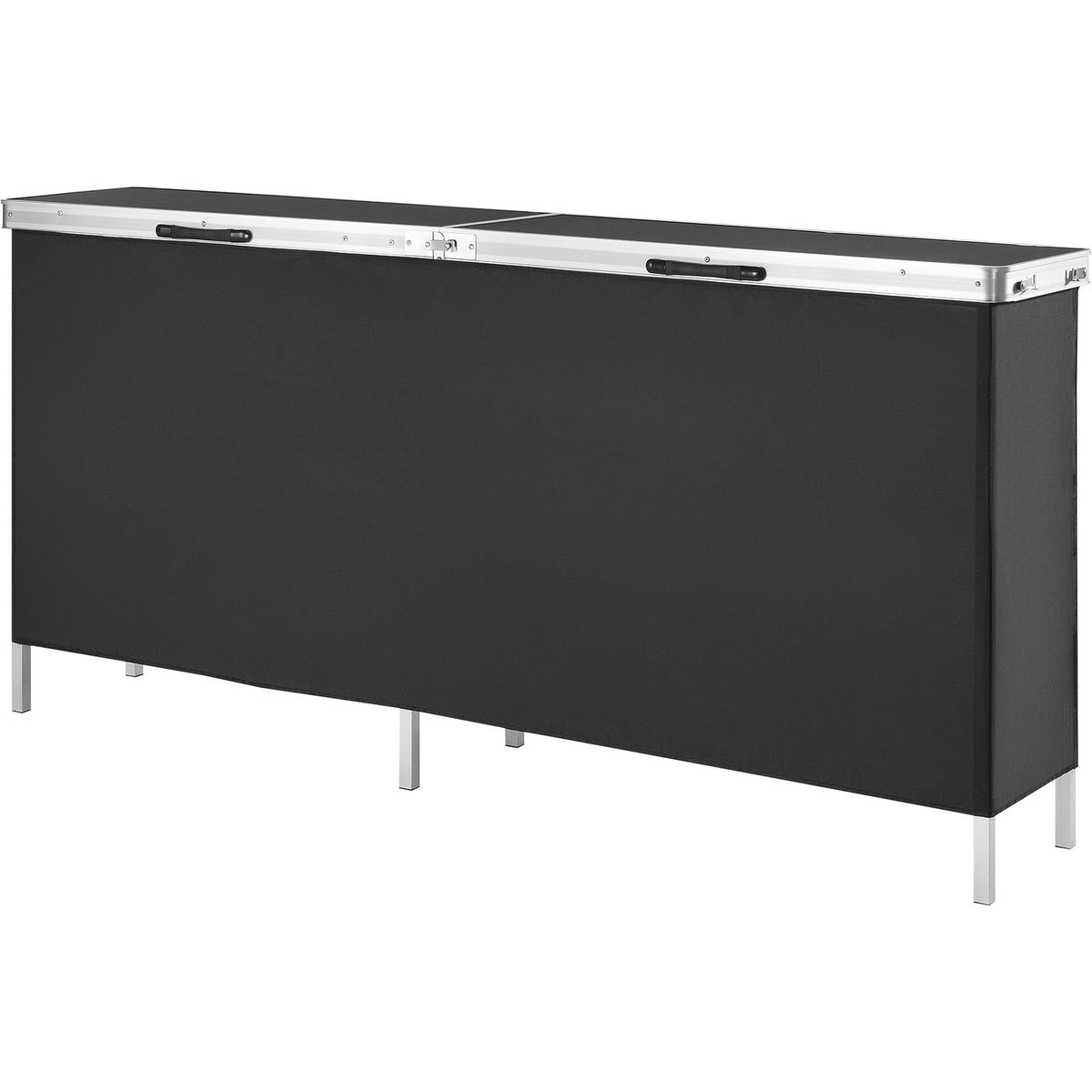 Extra Long Folding Portable Bar Table - Tradeshow Podium Table for Indoor