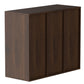 VEVOR Wood Literature Organizer Adjustable File Sorter 24 Compartments Brown