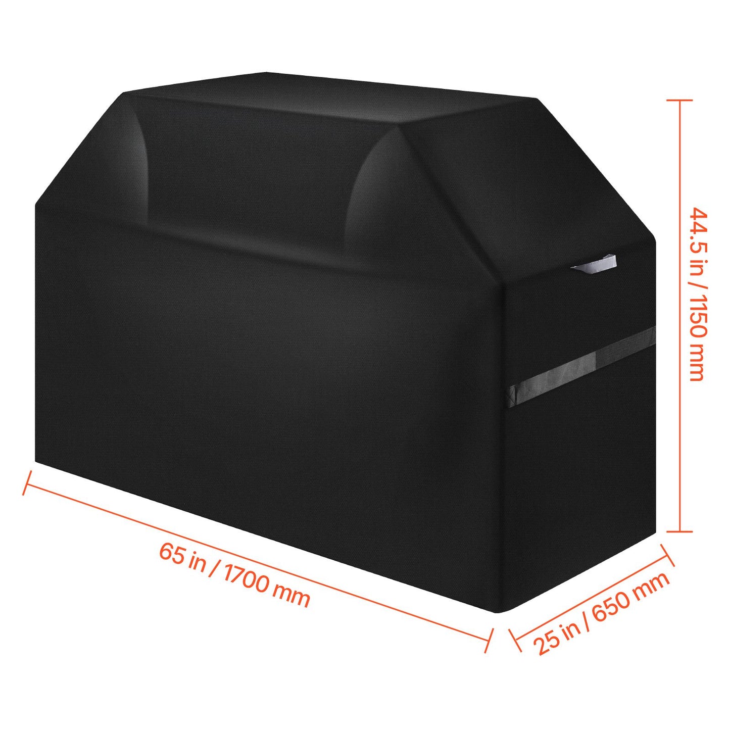 VEVOR 65 inch Grill Cover Heavy Duty BBQ Gas Grill Cover Outdoor Waterproof