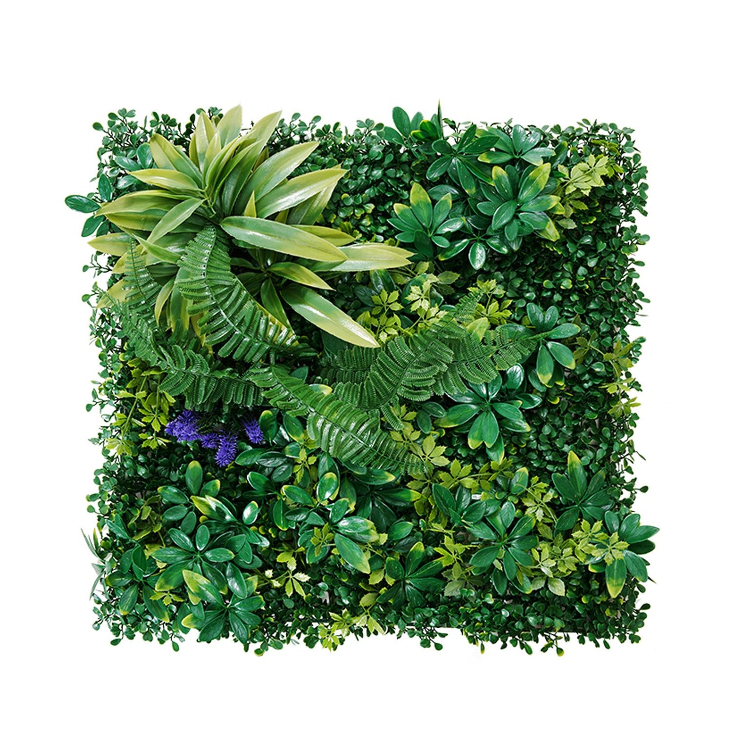 VEVOR Artificial Grass Wall Panels, 12 PCS 20 x 20 inch, 3D Combination Greenery Boxwood  Panel for Indoor Outdoor Green Decor & Ivy Fence Covering, Privacy Backdrop Wall Hedge Screen for Garden
