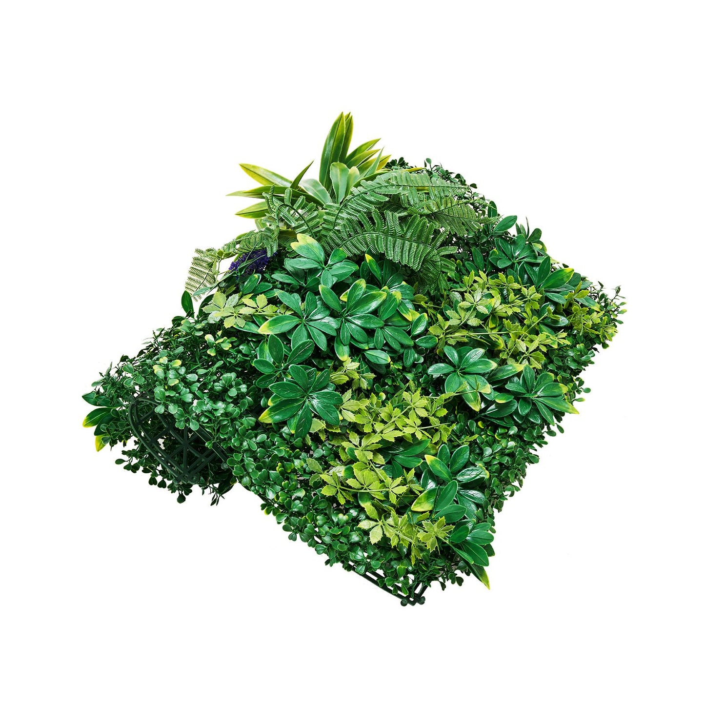 VEVOR Artificial Grass Wall Panels, 12 PCS 20 x 20 inch, 3D Combination Greenery Boxwood  Panel for Indoor Outdoor Green Decor & Ivy Fence Covering, Privacy Backdrop Wall Hedge Screen for Garden