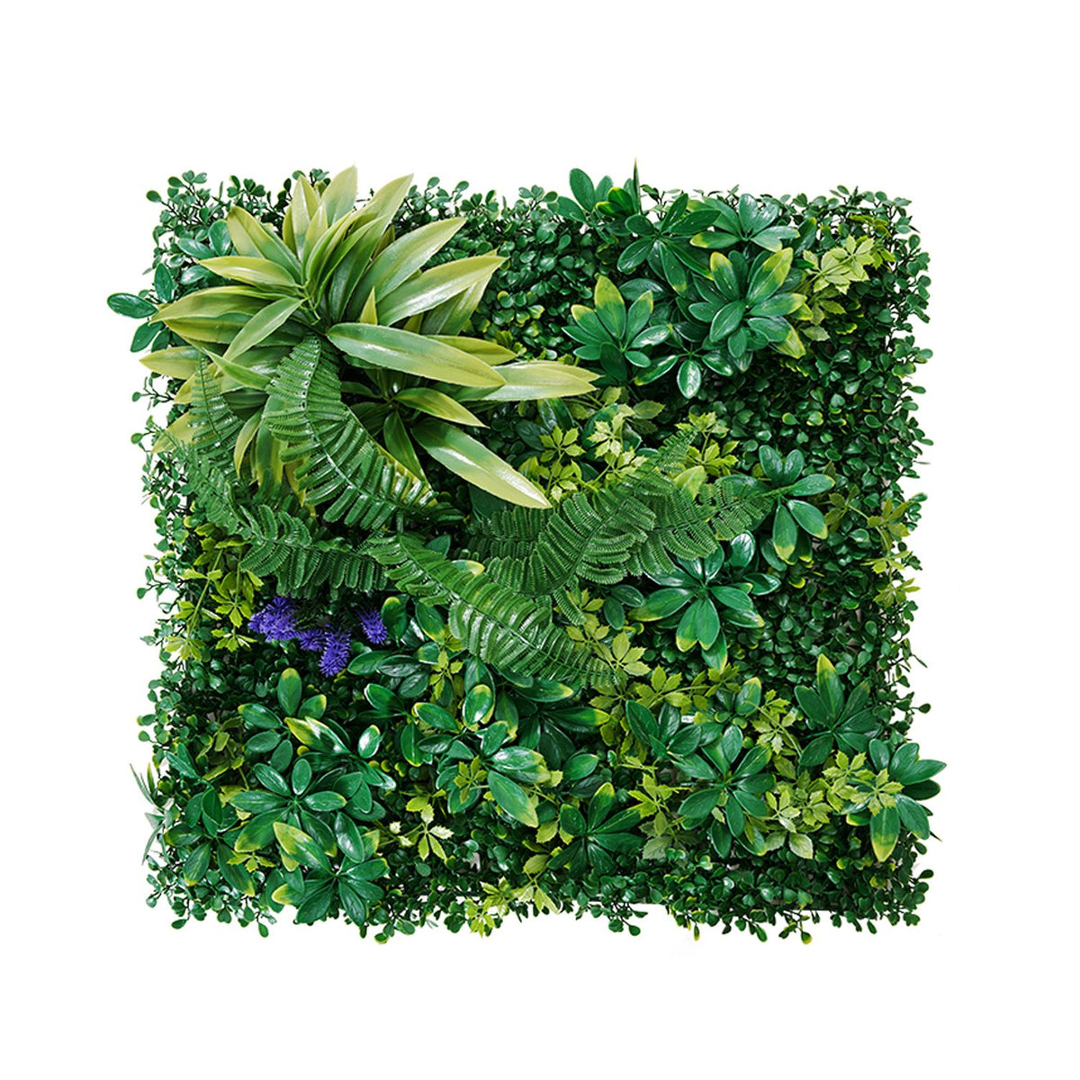 VEVOR Artificial Grass Wall Panels, 8 PCS 20 x 20 inch, 3D Combination Greenery Boxwood  Panel for Indoor Outdoor Green Decor & Ivy Fence Covering, Privacy Backdrop Wall Hedge Screen for Garden