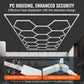 VEVOR Hexagon Garage Lights 86400LM 5 Grid Honeycomb LED Shop Ceiling Light