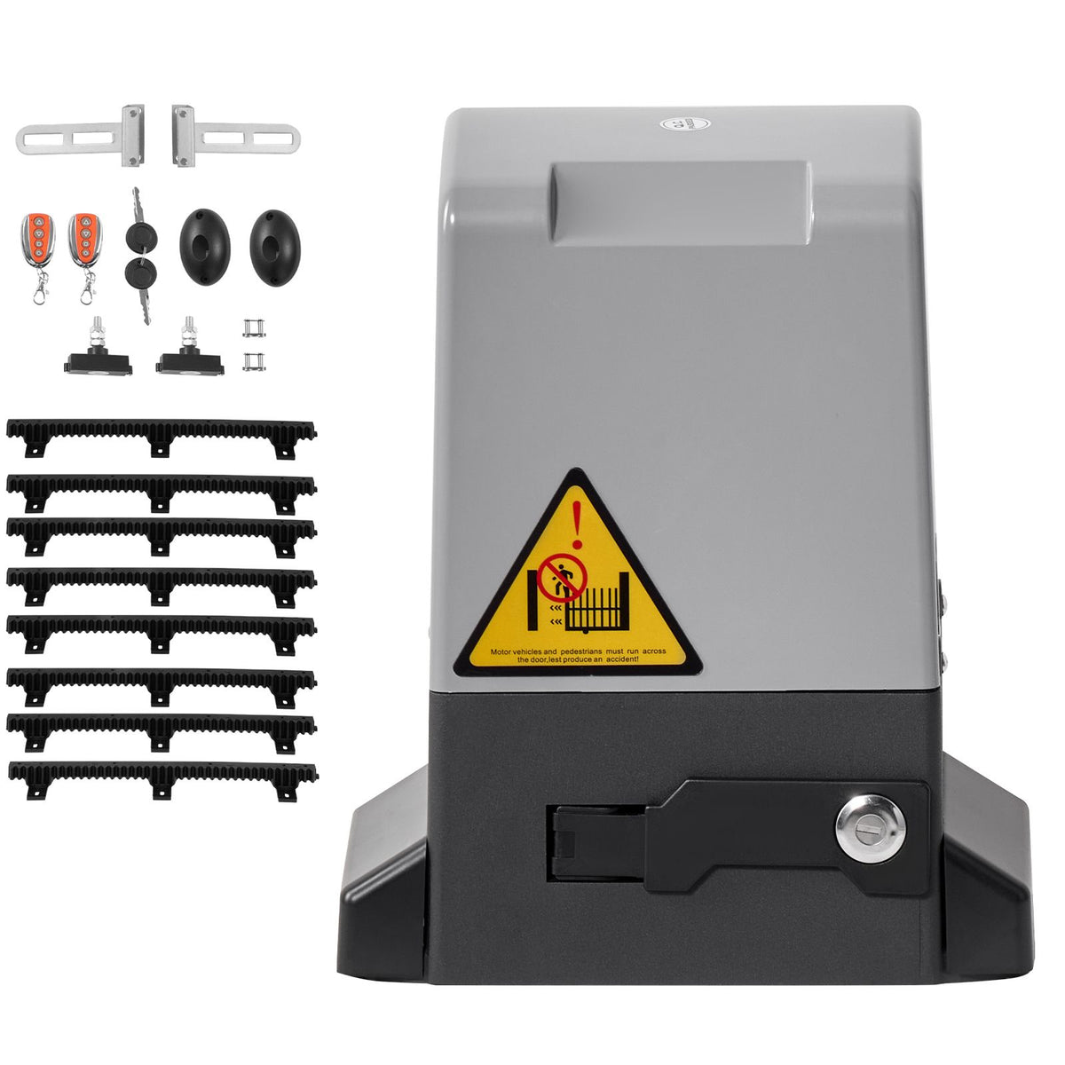 VEVOR 400W Electric Sliding Gate Opener 1000kg Chain Drive Infrared Sensor