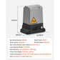 VEVOR 280W Electric Sliding Gate Opener 816kg Chain Drive Infrared Sensor