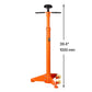 VEVOR Underhoist Support Stand, 3/4 Ton Capacity Under Hoist Jack Stand, Lifting from 38.4 to 75.4 in, Bearing Mounted Spin Handle, Self-Locking Threaded Screw, Two Wheels, Support Vehicle Components