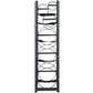 Refrigerant Tank Rack, with 3 x 30lbs and Other 3 Small Bottle Tanks, Cylinder Tank Rack 12.79x12.99x47.12 in, Refrigerant Cylinder Rack and Holders for Freon, Gases, Oxygen, Nitrogen