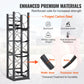 Refrigerant Tank Rack, with 3 x 30lbs and Other 3 Small Bottle Tanks, Cylinder Tank Rack 12.79x12.99x47.12 in, Refrigerant Cylinder Rack and Holders for Freon, Gases, Oxygen, Nitrogen