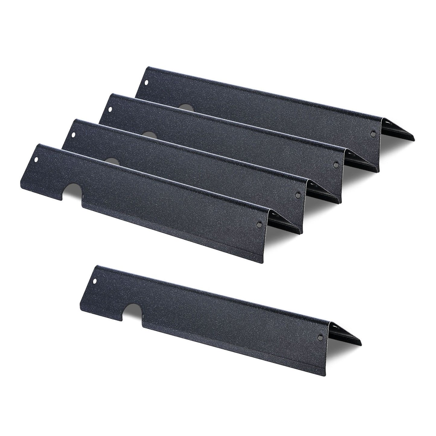 VEVOR Flavorizer Bars, 44cm Grill Replacement Part, for Weber Genesis ll 310 315 335 340, E/S 325s, ES/SX 325s, E/S 335, EX/SX/EPX-335 Grills, Porcelain-enameled Steel Thicker Heat Plate, 5 Pack