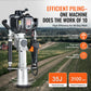 VEVOR 37.77cc Gas-Powered T Post Driver 4-Stroke Fence Piling Pounder w/ 3 Head