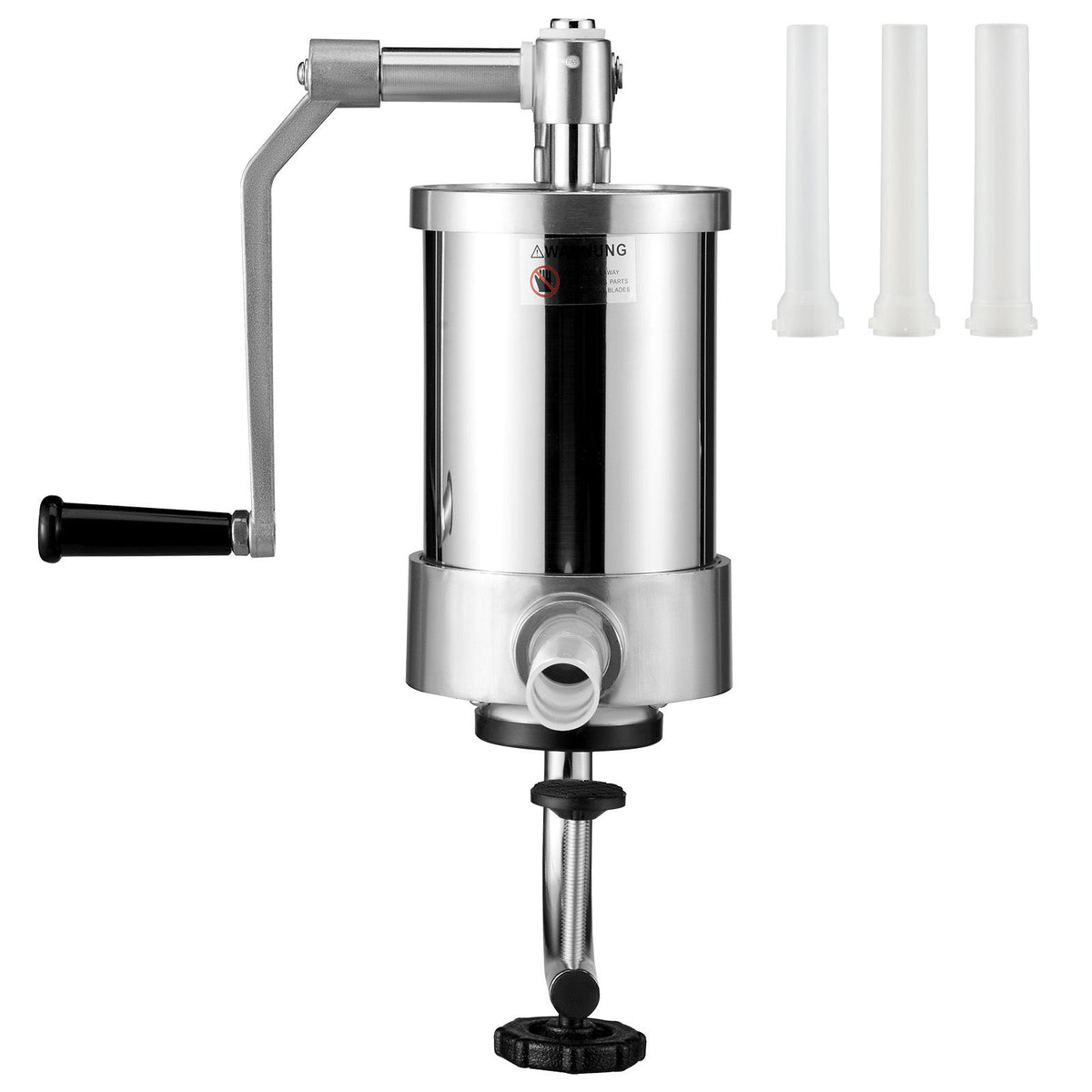 VEVOR Sausage Stuffer 2.5LBS/1.5L Capacity Homemade Sausage Maker Stainless Steel