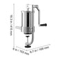 VEVOR Sausage Stuffer 2.5LBS/1.5L Capacity Homemade Sausage Maker Stainless Steel