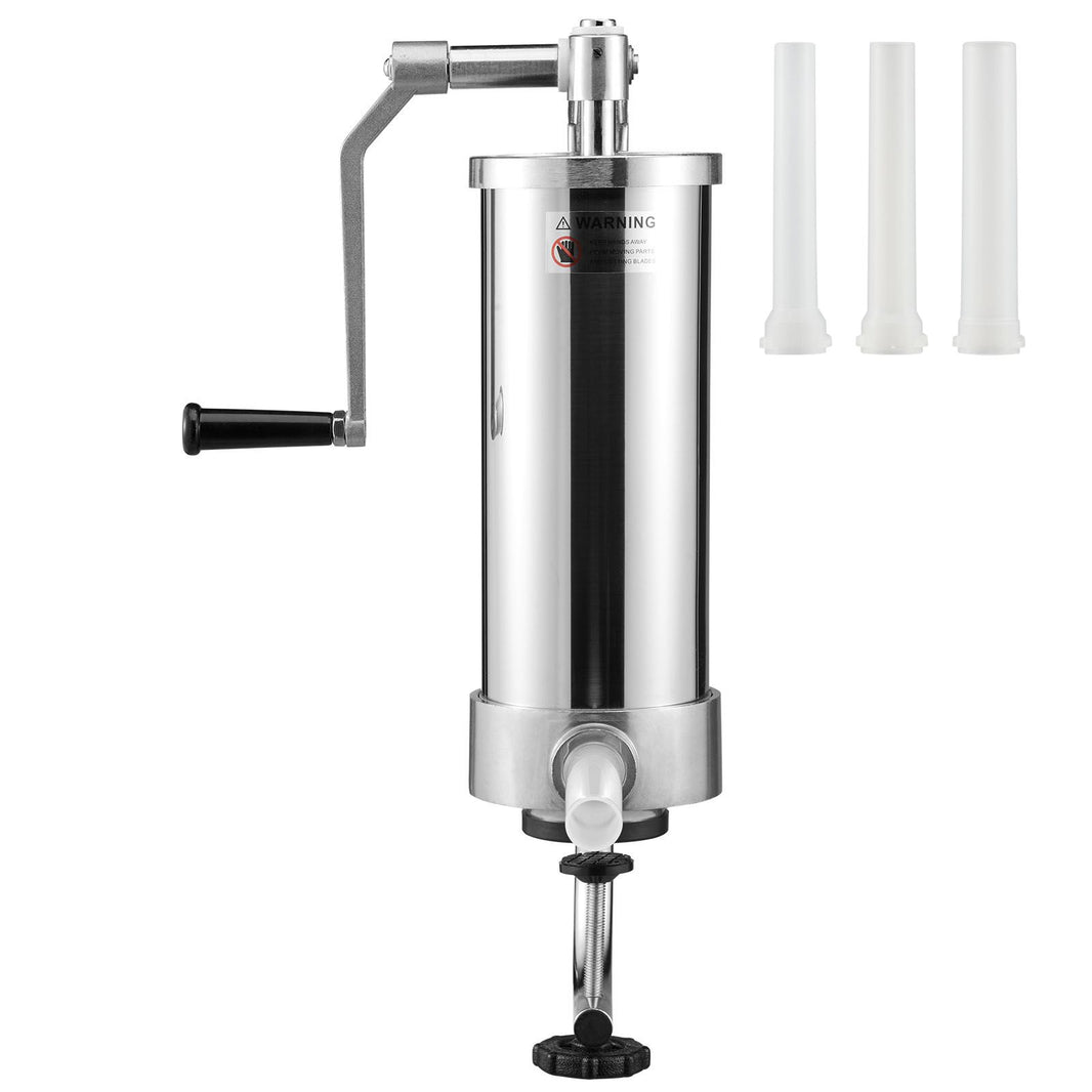 VEVOR Sausage Stuffer 5LBS/3L Capacity Homemade Sausage Maker Stainless Steel