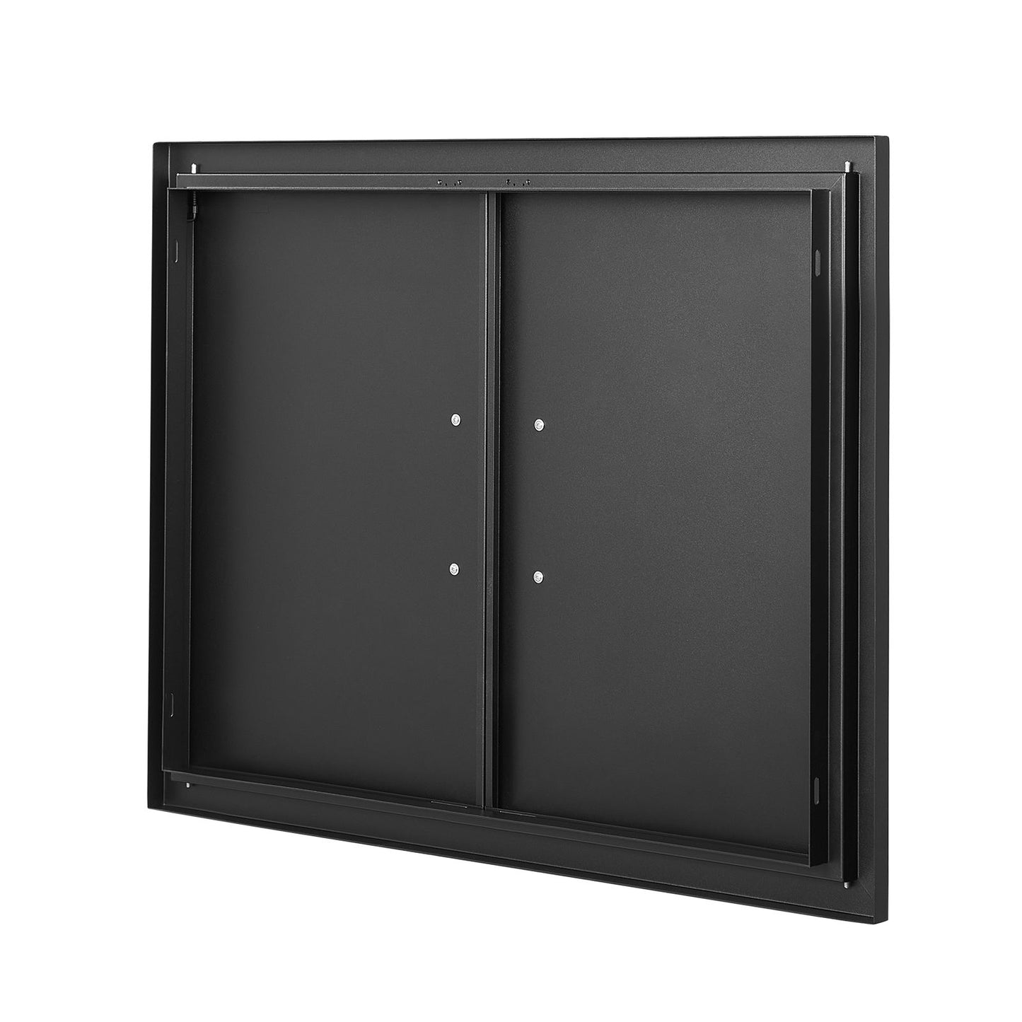 VEVOR BBQ Access Door, 788x610 mm Double Outdoor Kitchen Door, Cold Plate Flush Mount Door, Wall Vertical Door with Handles, for BBQ Island, Grilling Station, Outside Cabinet