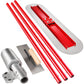 Vevor Bull Float Concrete Float 900x200mm Concrete Tool, Trowel Float Handle & Bracket