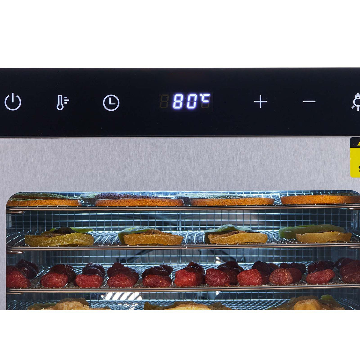 VEVOR 10 Trays Food Dehydrator Machine Stainless Steel 800W Jerky Fruit Drying