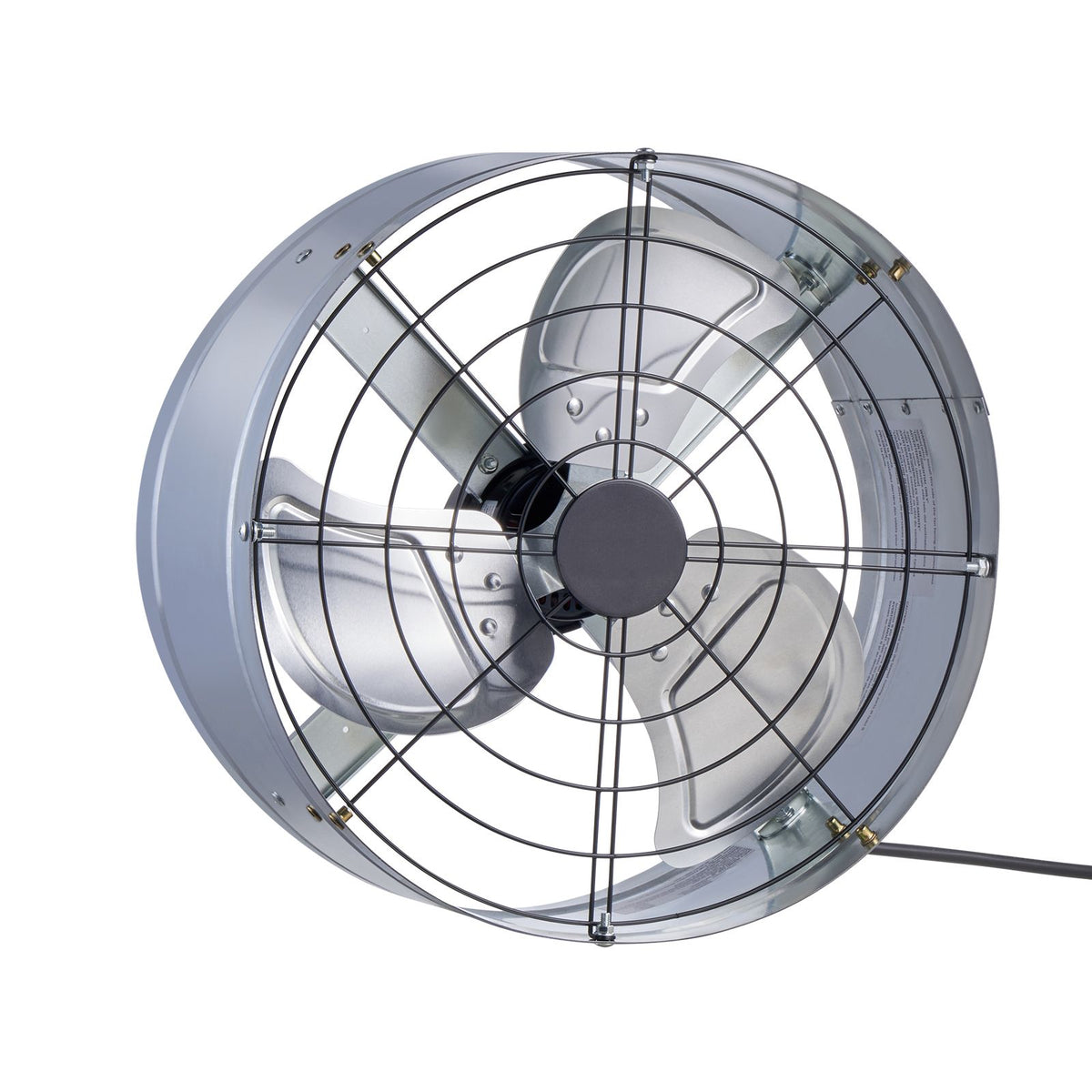 VEVOR 380 mm Gable Mount Fan 1300 CFM Attic Vent Fan with Adjustable Thermostat