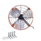 VEVOR 380 mm Gable Mount Fan 1650 CFM Attic Vent Fan with Adjustable Thermostat