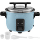 VEVOR Commercial Rice Cooker, 50-Cup Rice Cooker, 10 Liter Large Rice Cooker and Warmer with Nonstick Inner Pot, Fast Cooking and 24-Hour Keep Warm, with Rice Cup and Paddle, for Restaurant