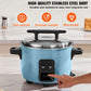 VEVOR Commercial Rice Cooker, 60-Cup Rice Cooker, 13 Liter Large Rice Cooker and Warmer with Nonstick Inner Pot, Fast Cooking and 24-Hour Keep Warm, with Rice Cup and Paddle, for Restaurant