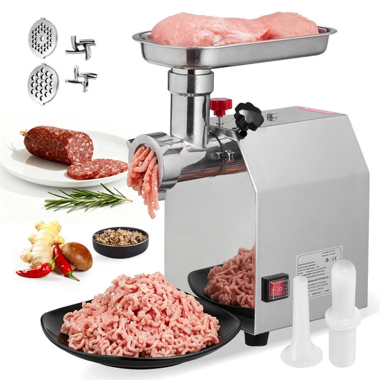 VEVOR Commercial Electric Meat Grinder 4.5 Lbs/Min Sausage Stuffer Maker Kitchen