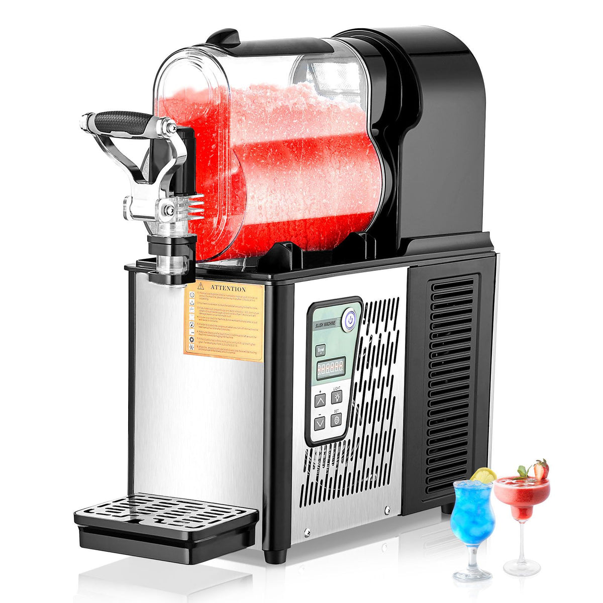 VEVOR 3L Commercial Slushy Machine Margarita Smoothie Frozen Drink Maker