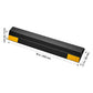 Parking Stopper, 406 mm 2 Pcs Heavy Duty Parking Aid for Garage, PP Curb Garage Floor Stopper with Reflective Strips, Vehicles Gadgets for Cars Vans Trucks Tire Wheel Guide Block Stops Bumpers