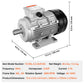 2.2KW Electric Motor 2890 rpm, AC 400V 4.7A, 90L, B3 Frame, Air Compressor Motor 3-Phase, 24mm Keyed Shaft, CW/CCW Rotation for Agricultural Machinery and General Equipment