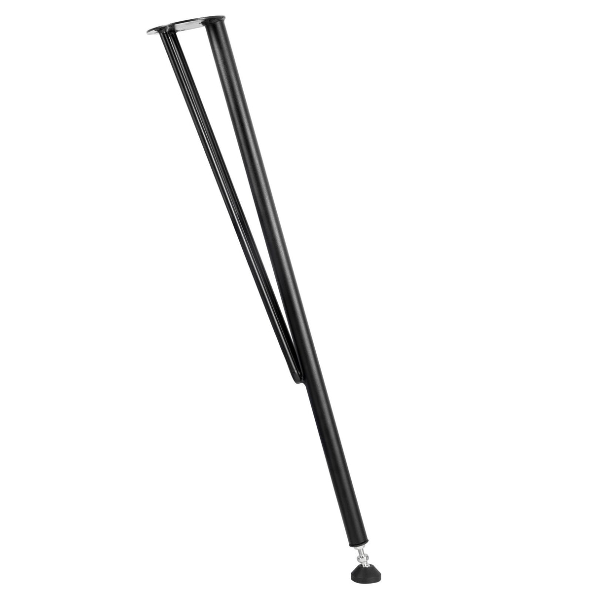 VEVOR Hairpin Table Legs Metal Coffee Table Legs Desk 28" Height 3-Rod Set of 4