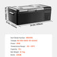 VEVOR Portable Car Refrigerator Freezer Compressor 15L Single Zone for Car Home