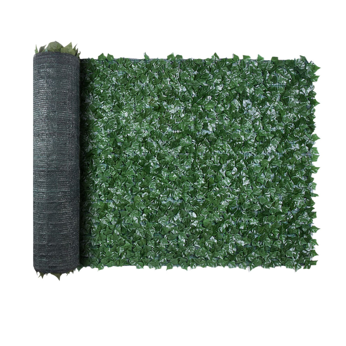 VEVOR Ivy Privacy Fence, 1830 x 2440 mm Artificial Green Wall Screen, Greenery Ivy Fence with Mesh Cloth Backing and Strengthened Joint, Faux Hedges Vine Leaf Decoration for Outdoor Garden, Yard