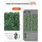 VEVOR Ivy Privacy Fence, 2440 x 1830 mm Artificial Green Wall Screen, Greenery Ivy Fence with Strengthened Joint, Faux Hedges Vine Leaf Decoration for Outdoor Garden, Yard, Balcony, Patio Decor