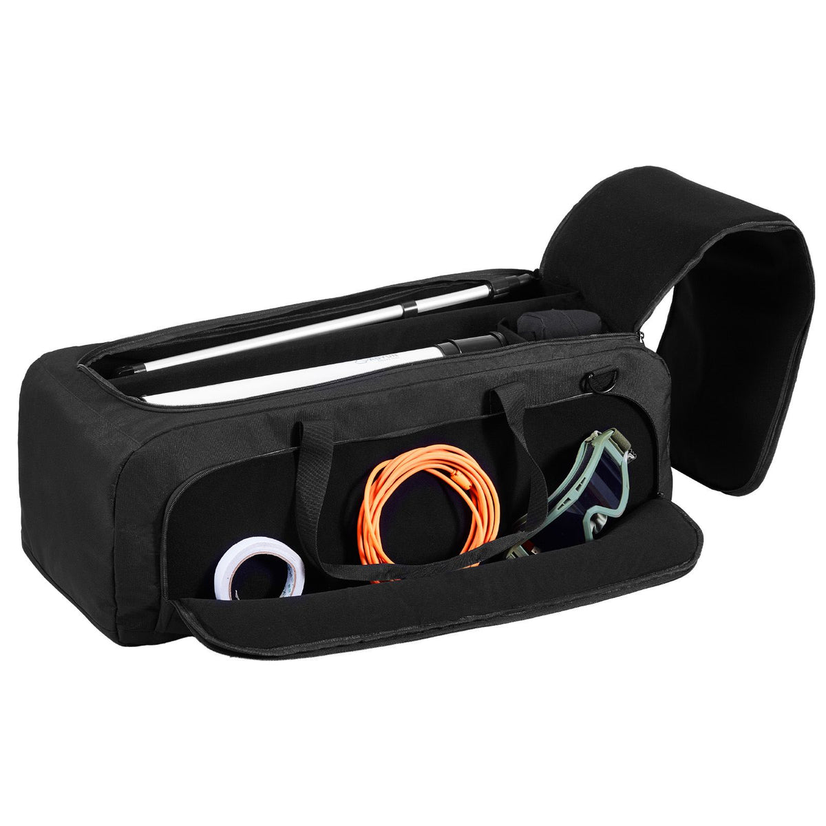 Telescope Case, 770 mm, Telescope Storage Bag with Fixed Buckles, Multi-Pocket and Detachable Divider, Shock-Absorbent Telescope Carrying Case for Optical Tube & Tripod, Counterweight Pocket