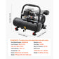 VEVOR Air Compressor Compact Portable Oil Free Compressor 4L 7bar