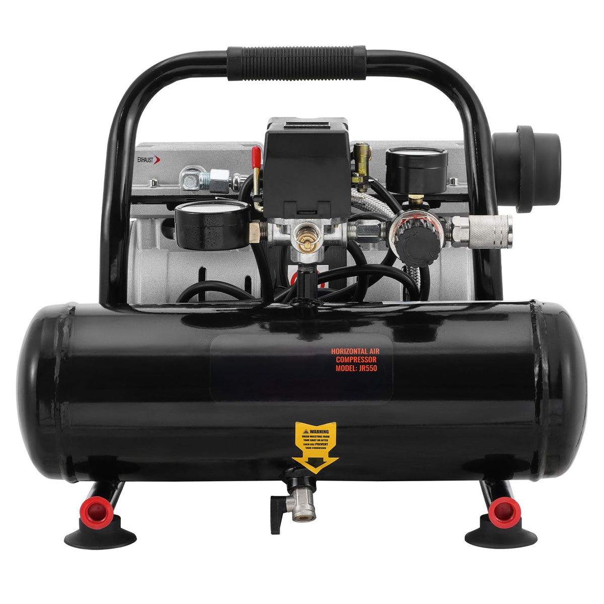 VEVOR Air Compressor Compact Portable Oil Free Compressor 4L 7bar