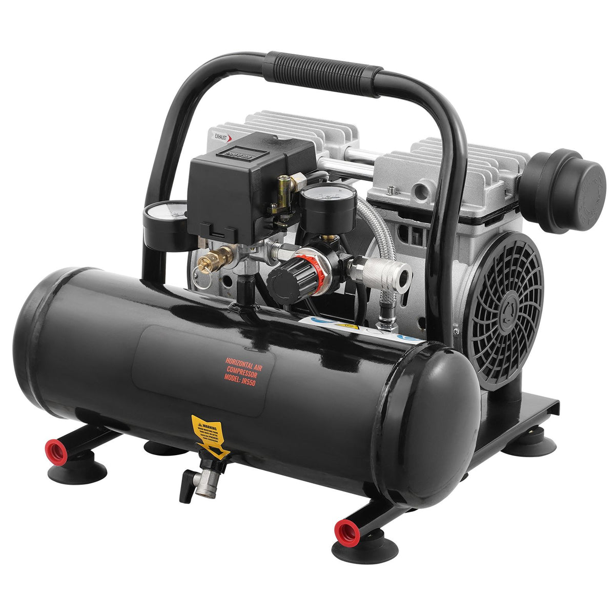 VEVOR Air Compressor Compact Portable Oil Free Compressor 4L 7bar