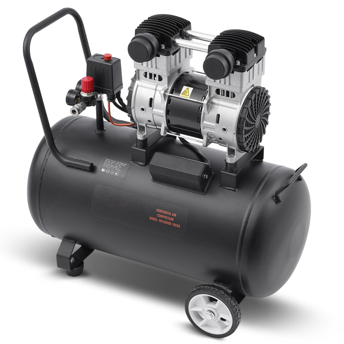 Air Compressor Compact Portable Oil Free Compressor 60L 90 PSI