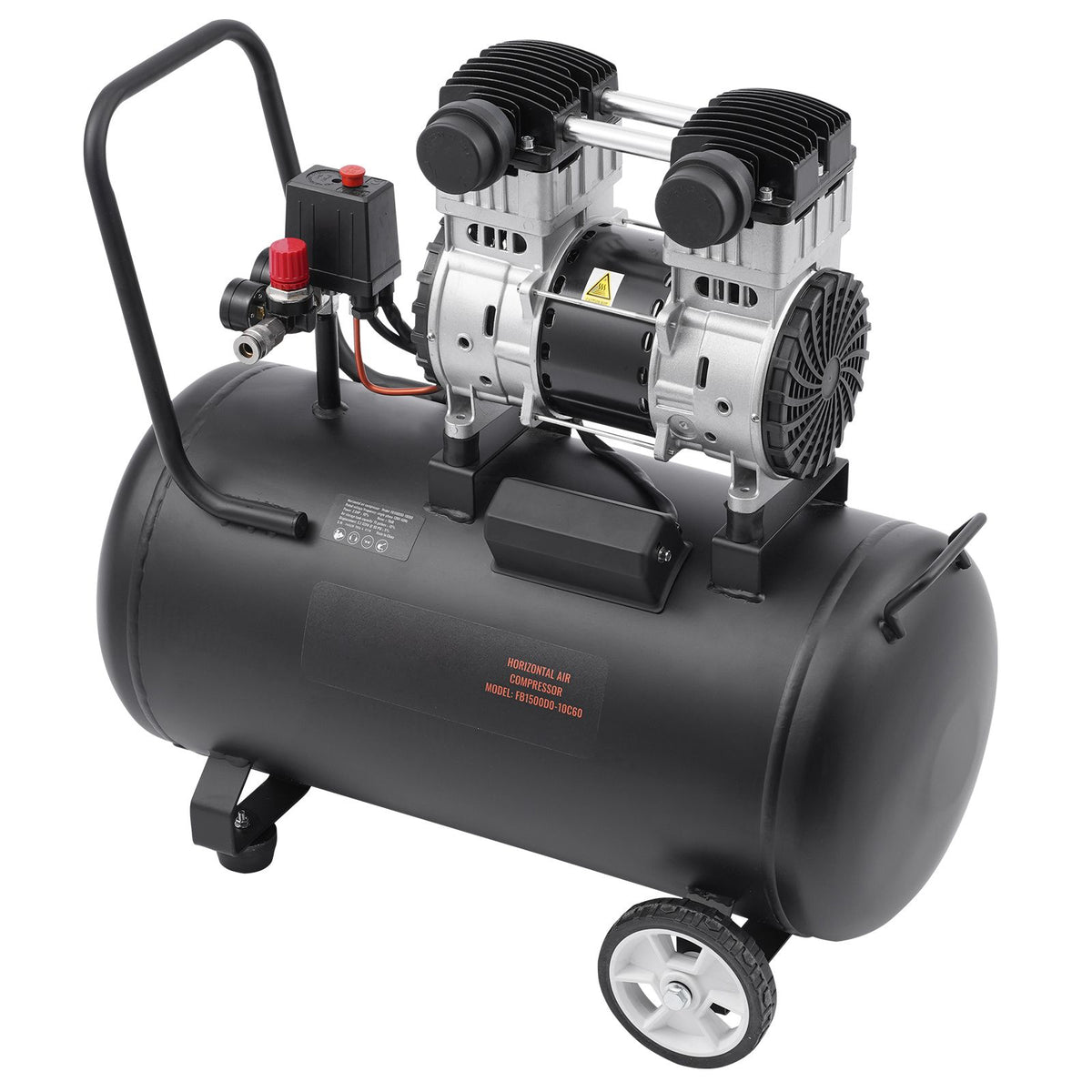 Air Compressor Compact Portable Oil Free Compressor 60L 90 PSI