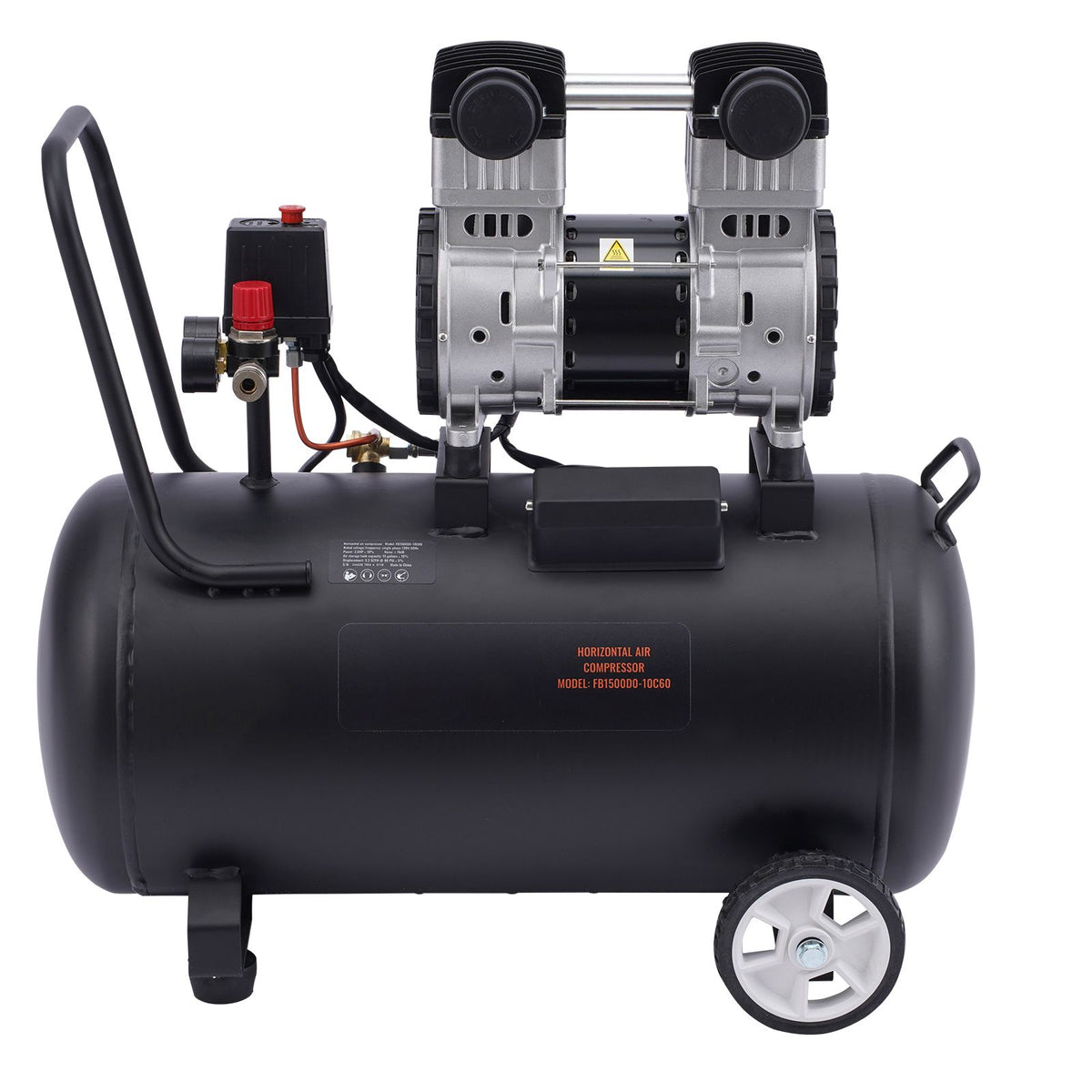 Air Compressor Compact Portable Oil Free Compressor 60L 90 PSI