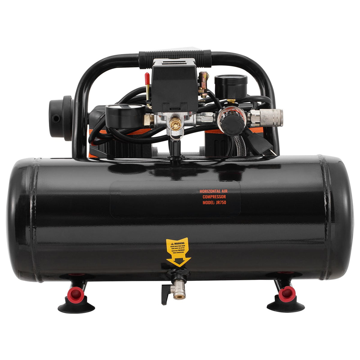 VEVOR Air Compressor Compact Portable Oil Free Compressor 8L 8bar