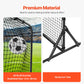 VEVOR 6x4FT Soccer Rebound Trainer Soccer Training Equipment Double-Sided Net