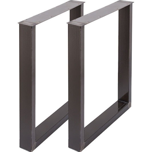 VEVOR 72 x 60 cm Dining Table Legs Office Table Legs Set of 2 Steel Table Legs Computer Desk Legs Steel Bench Legs Country Style Table Legs DIY Furniture Legs