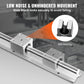 Linear Guide Rail Set, SBR20 800mm, 2 PCS 31.5 in/800 mm SBR20 Guide Rails and 4 PCS SBR20UU Slide Blocks, Linear Rails and Bearings Kit for Automated Machines DIY Project CNC Router Machines