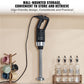 VEVOR Professional Stick Blender, 500W Powerful Handheld Mixer, Adjustable Speed with Stainless Steel Blade, Versatile Hand Mixer for Soups, Smoothies, Purees, and Baby Food