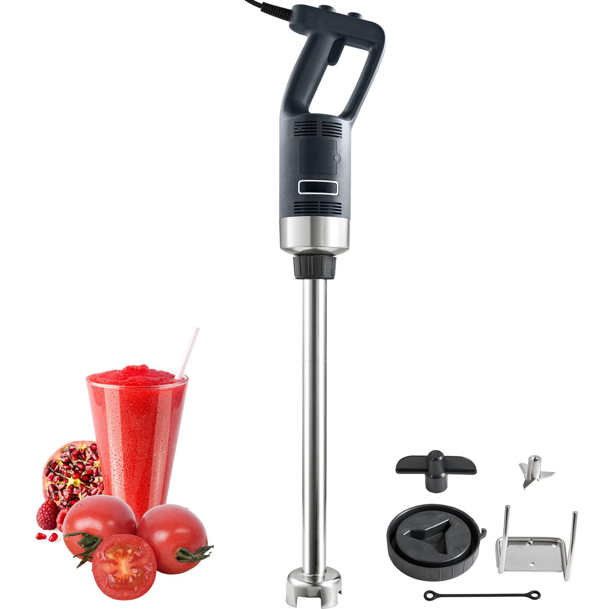 VEVOR Professional Stick Blender, 500W Powerful Handheld Mixer, Adjustable Speed with Stainless Steel Blade, Versatile Hand Mixer for Soups, Smoothies, Purees, and Baby Food