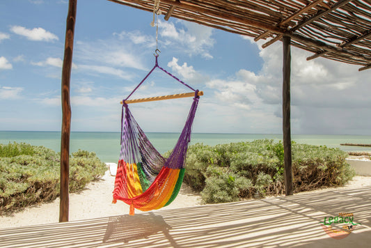 Hammock Swing Chair Mexican Rainbow