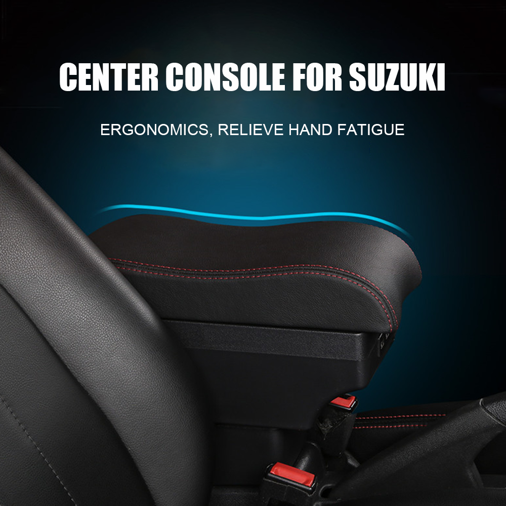 Suzuki Swift 2005-2021 Centre Central Storage Car Console Seat Armrest Box Durable ABS Armrest Box