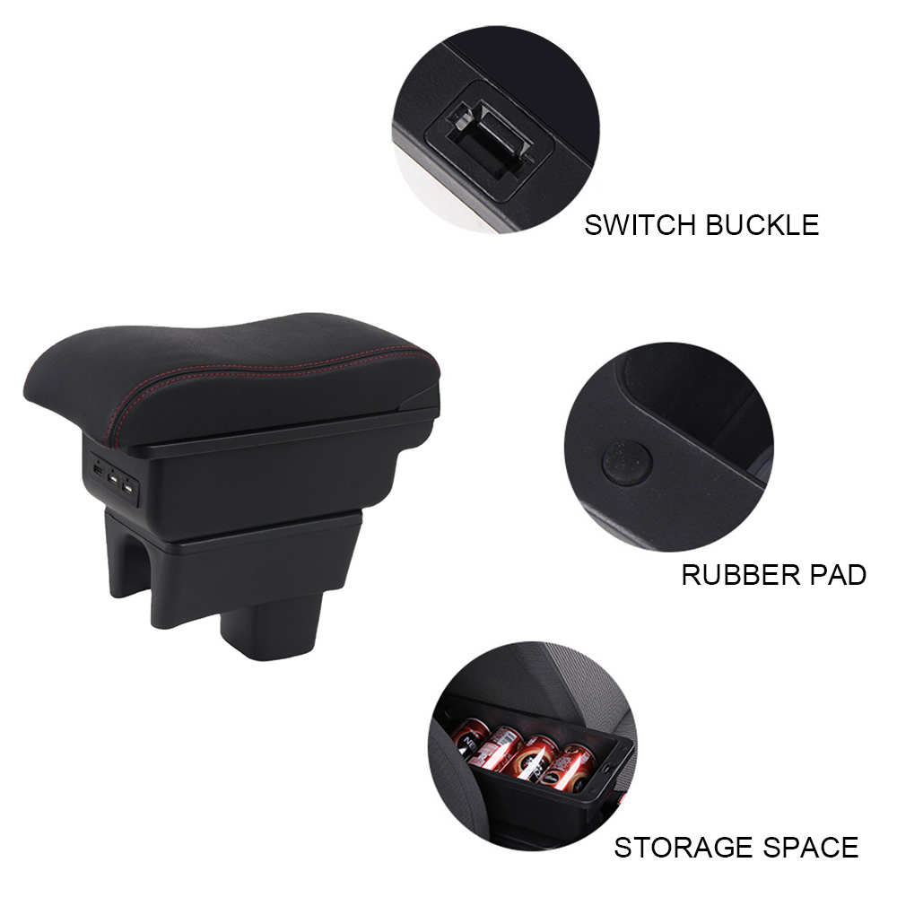 Suzuki Swift 2005-2021 Centre Central Storage Car Console Seat Armrest Box Durable ABS Armrest Box