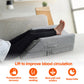 Leg Wedge Ergonomic Booster 3-Height Adjustable Memory Foam Leg Support Pillow with Washable Cover for Ankle Foot Rest Surgery Recovery and Pain Relief